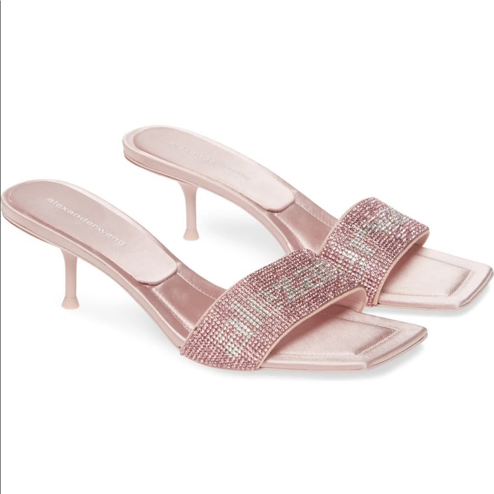 Alexander Wang Jessie Crystal Kitten Heels